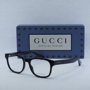 Gucci GG1344O 001 Square Eyeglasses 53mm - Shiny Black